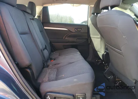 2015 Toyota Highlander Le from USA, damaged, VIN 5TDBKRFH7FS193662